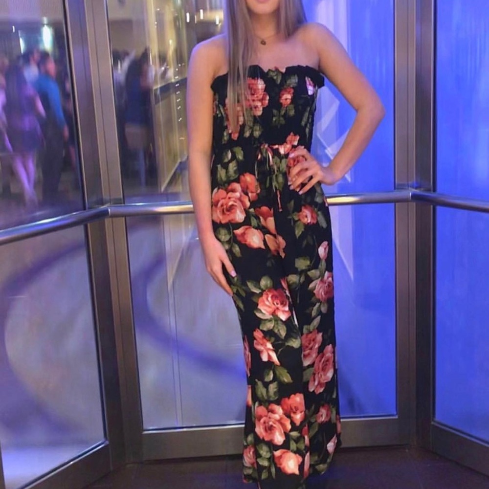 Floral pantsuit
